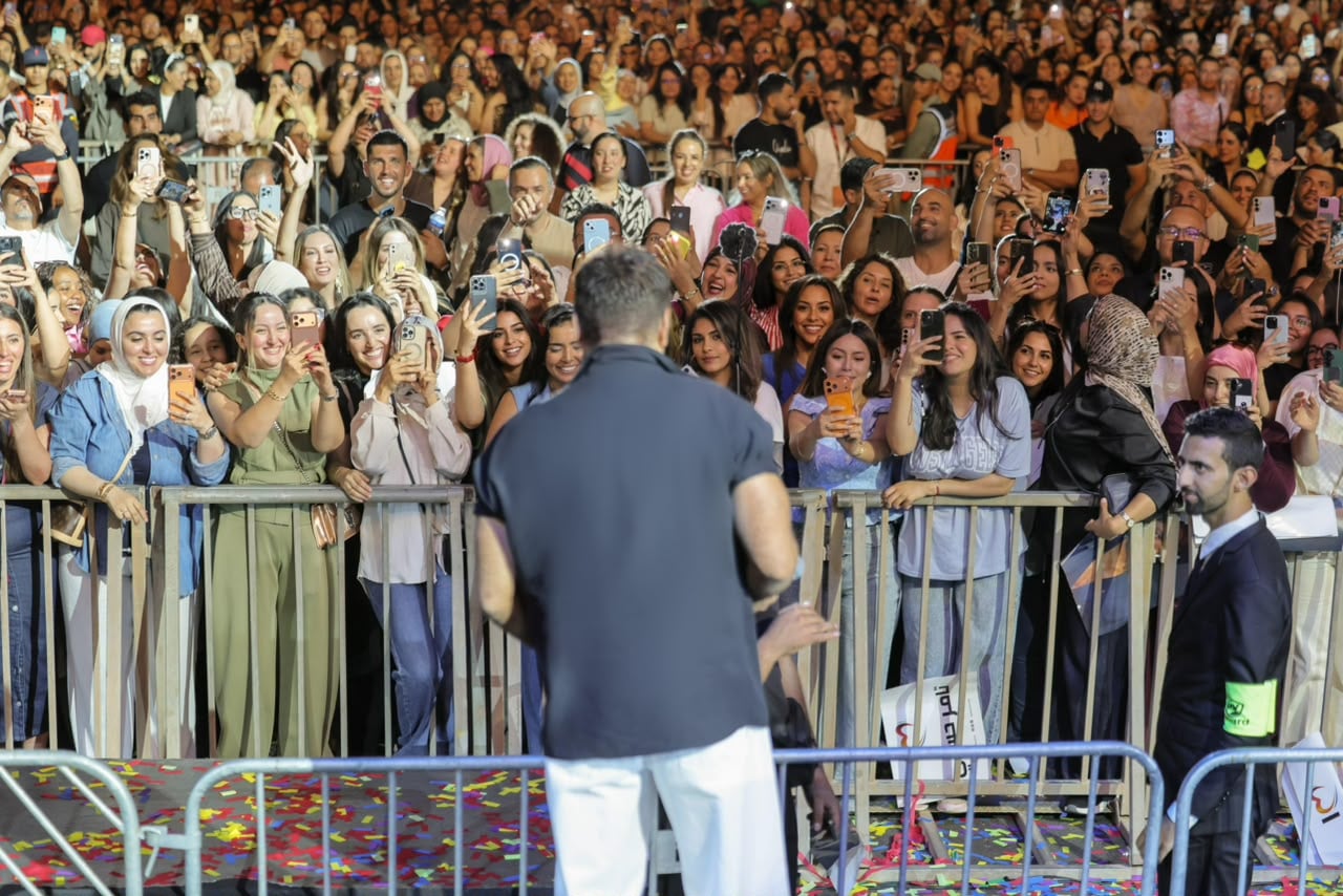 النجم المصري تامرحسني يحقق اكبر حضور جماهيري في مهرجان موازين بالمغرب 