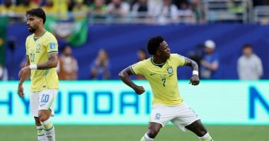 البرازيل تتفوق على اسكتلندا بهدفين لفينيسيوس في الشوط الأول