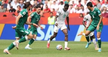 بابي جي يسجل الهدف الرابع للسنغال في شباك العراق بكأس العالم
