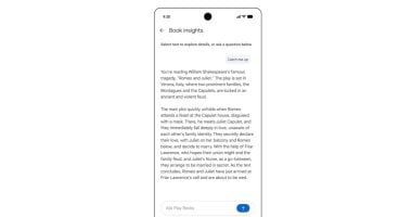 جوجل تضيف رفيق قراءة ذكي إلى Google Play Books لتلخيص المحتوى والإجابة عن الأسئلة