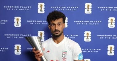 رضائيان يحصل على جائزة رجل مباراة مصر وإيران في كأس العالم 2026