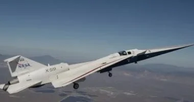 طائرة ناسا X-59 تستعد لكسر حاجز الصوت للمرة الأولى هذا الشهر