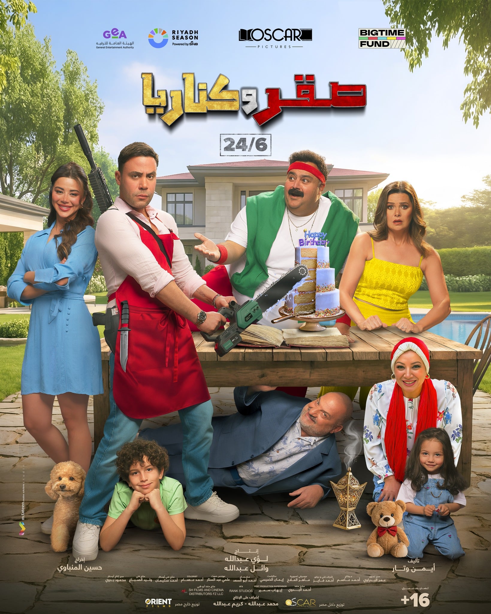البوستر الرسمى لفيلم صقر وكناريا
