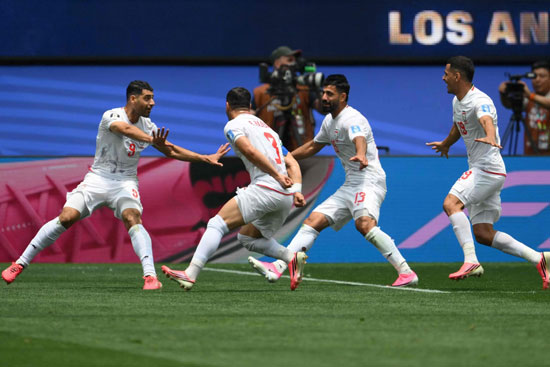 احتفال الهدف منتخب إيران