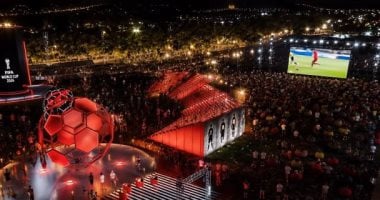 مصر وبلجيكا في مباراتين وحفل ديسكو في Fan Zone