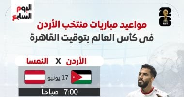 مواعيد مباريات منتخب الأردن في كأس العالم 2026 بتوقيت القاهرة