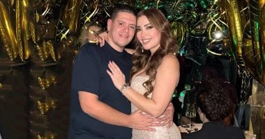 نسرين طافش تنشر صورة رومانسية مع زوجها لتوضيح شائعة انفصالهما