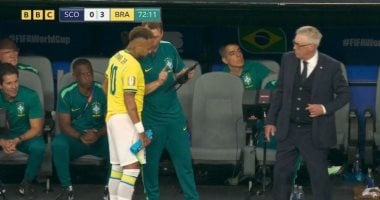 نيمار يشارك في مباراة اسكتلندا والبرازيل