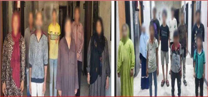 القبض على عصابة استغلت الأطفال في التسول بالقاهرة